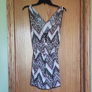 Multi colored romper